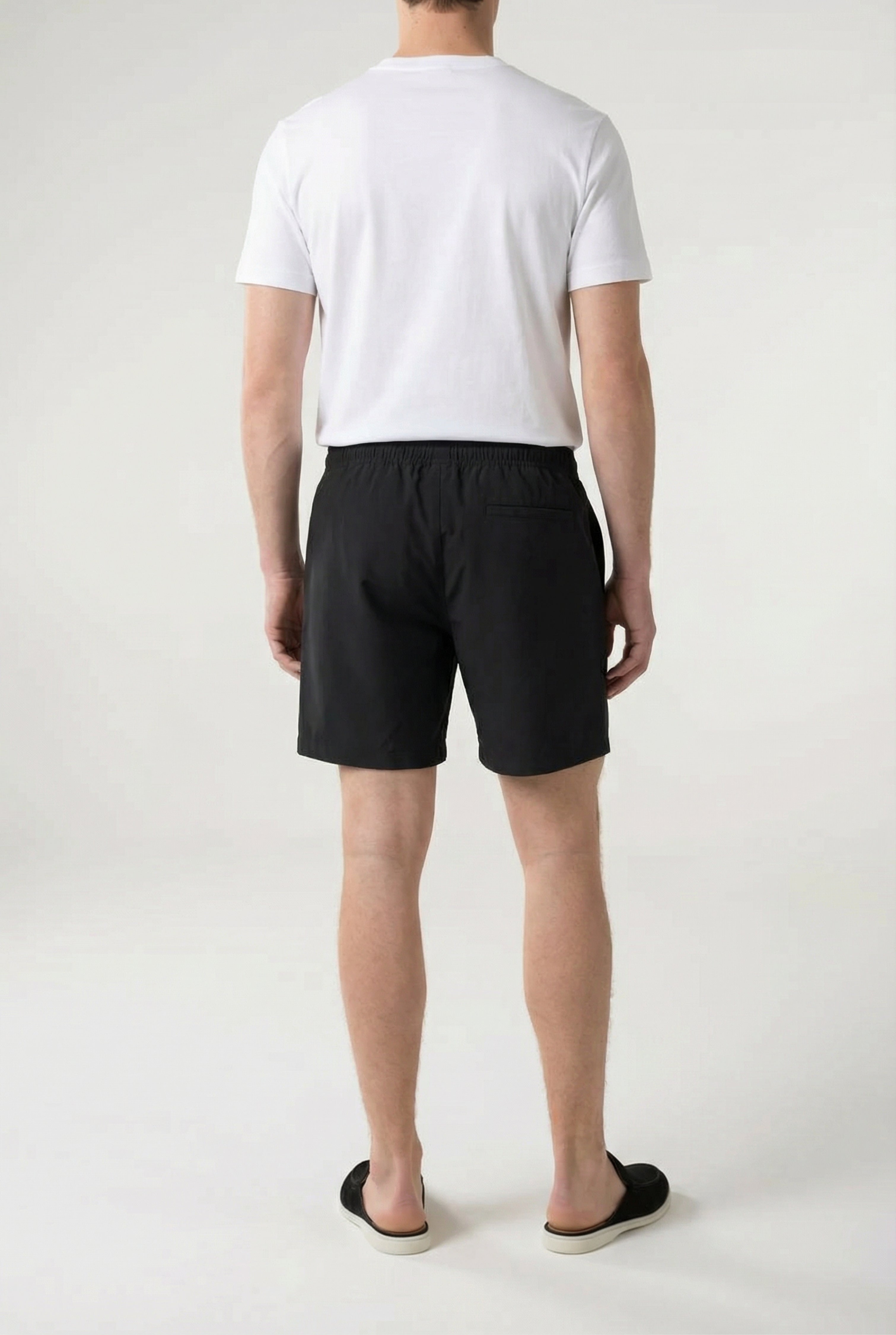 Portofino Nylon Swim Short Black