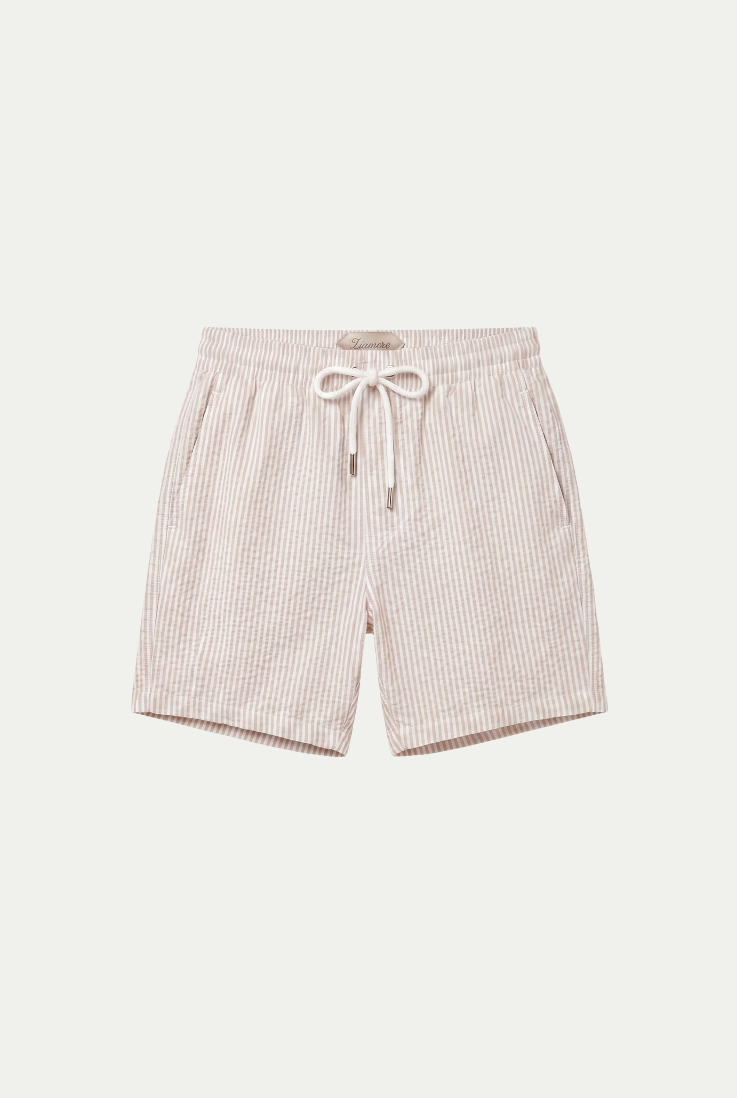 Amalfi Swim Short Sand/White Stripe