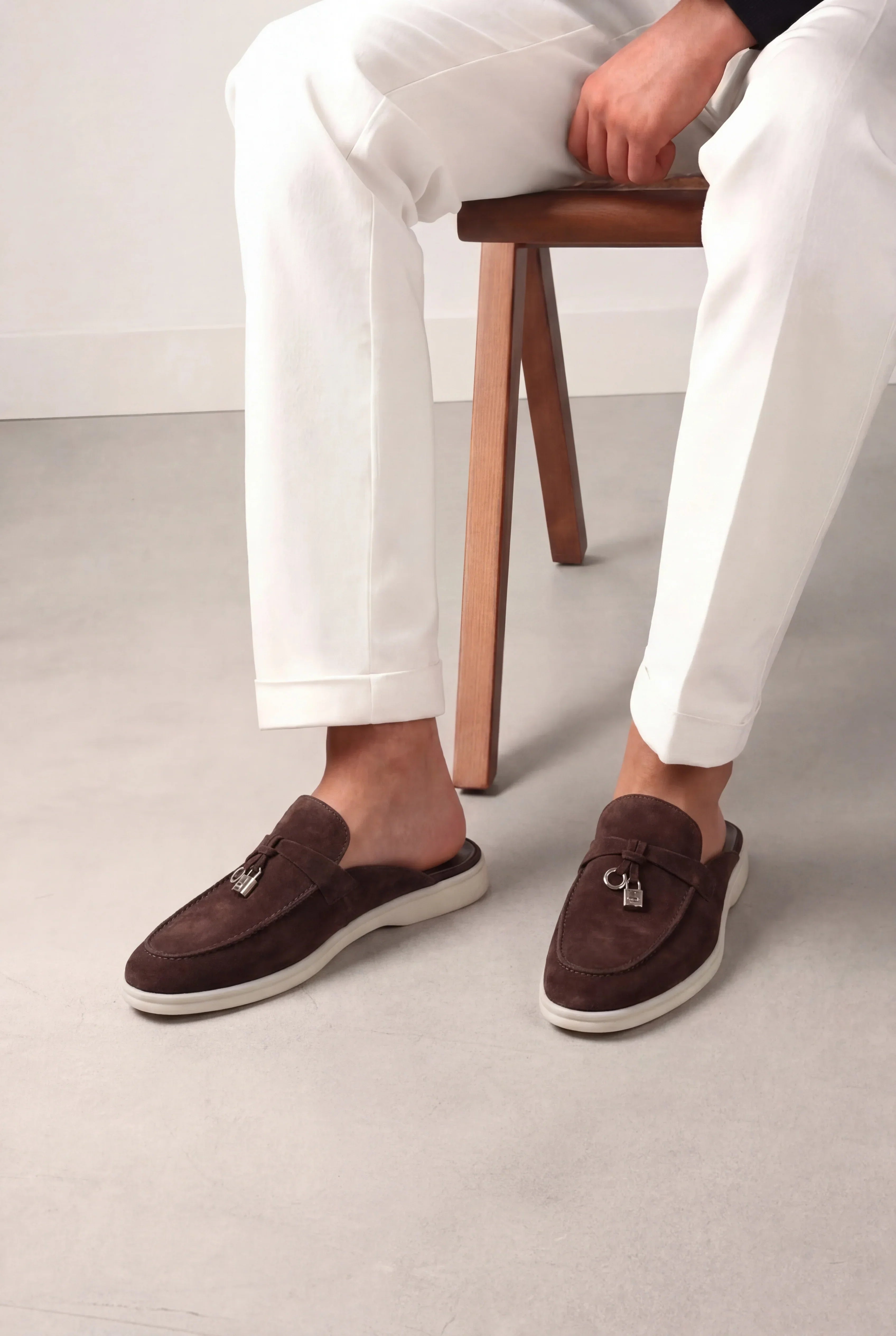 Suède Brown Explorer Mule