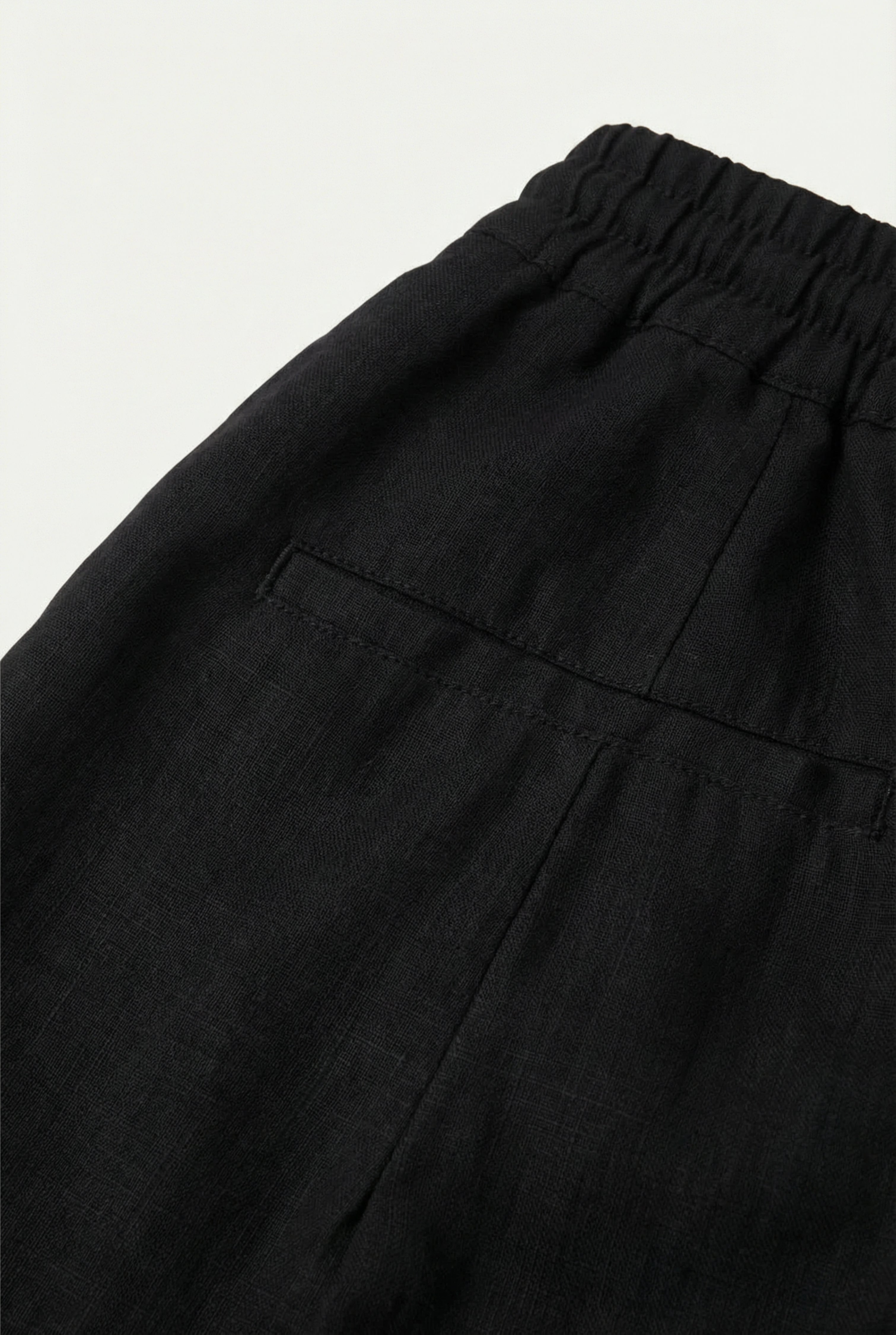 Amalfi Linen Short Black