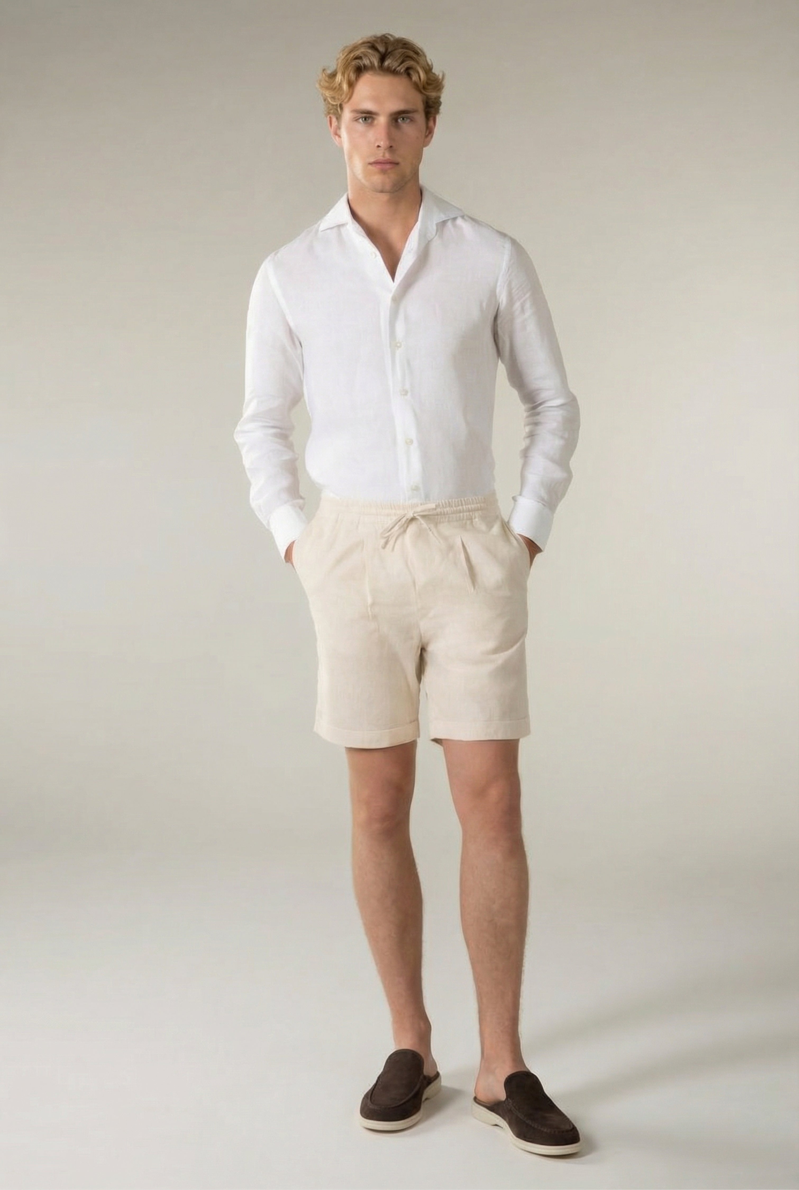 Amalfi Linen Short Natural