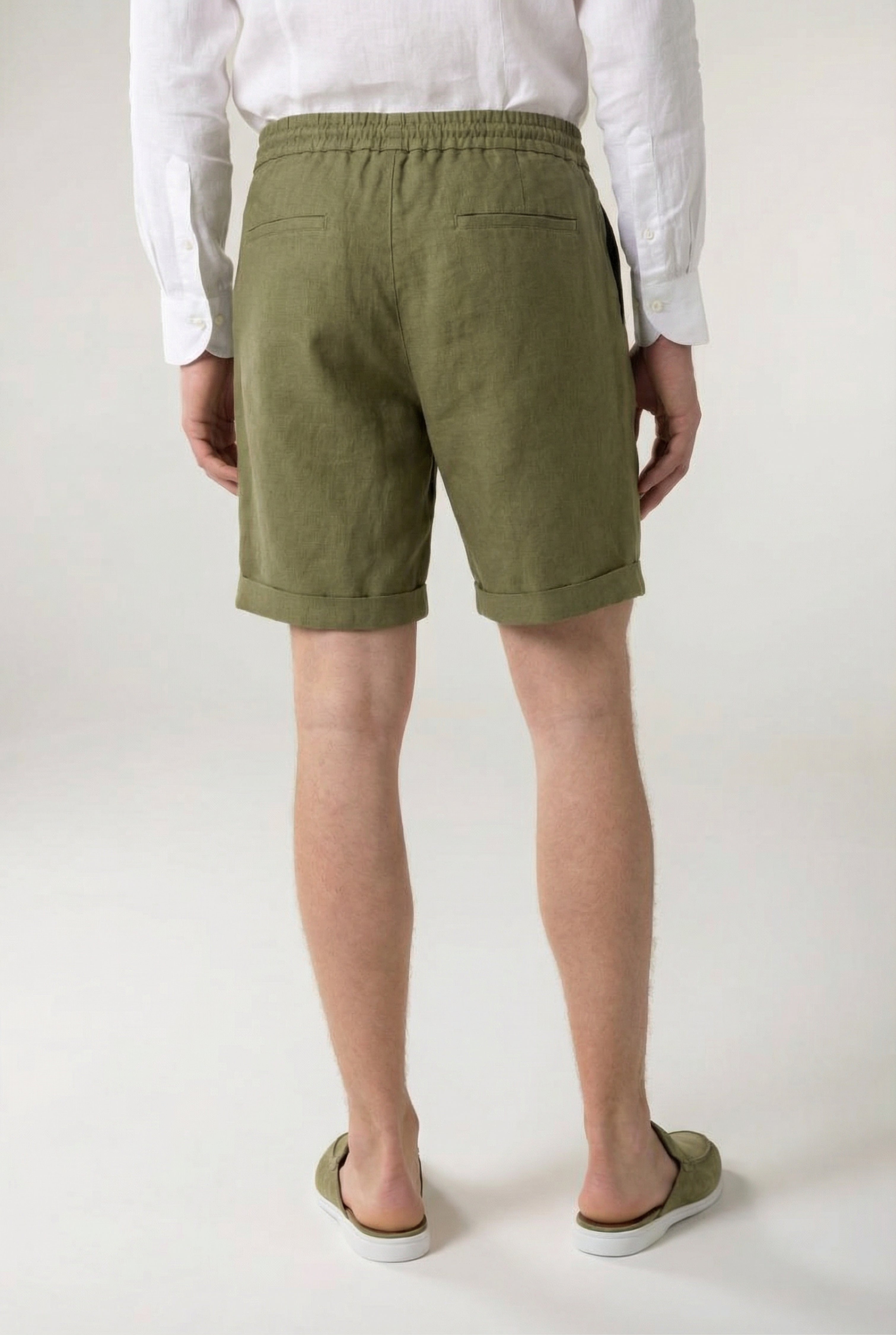 Amalfi Linen Short Olive