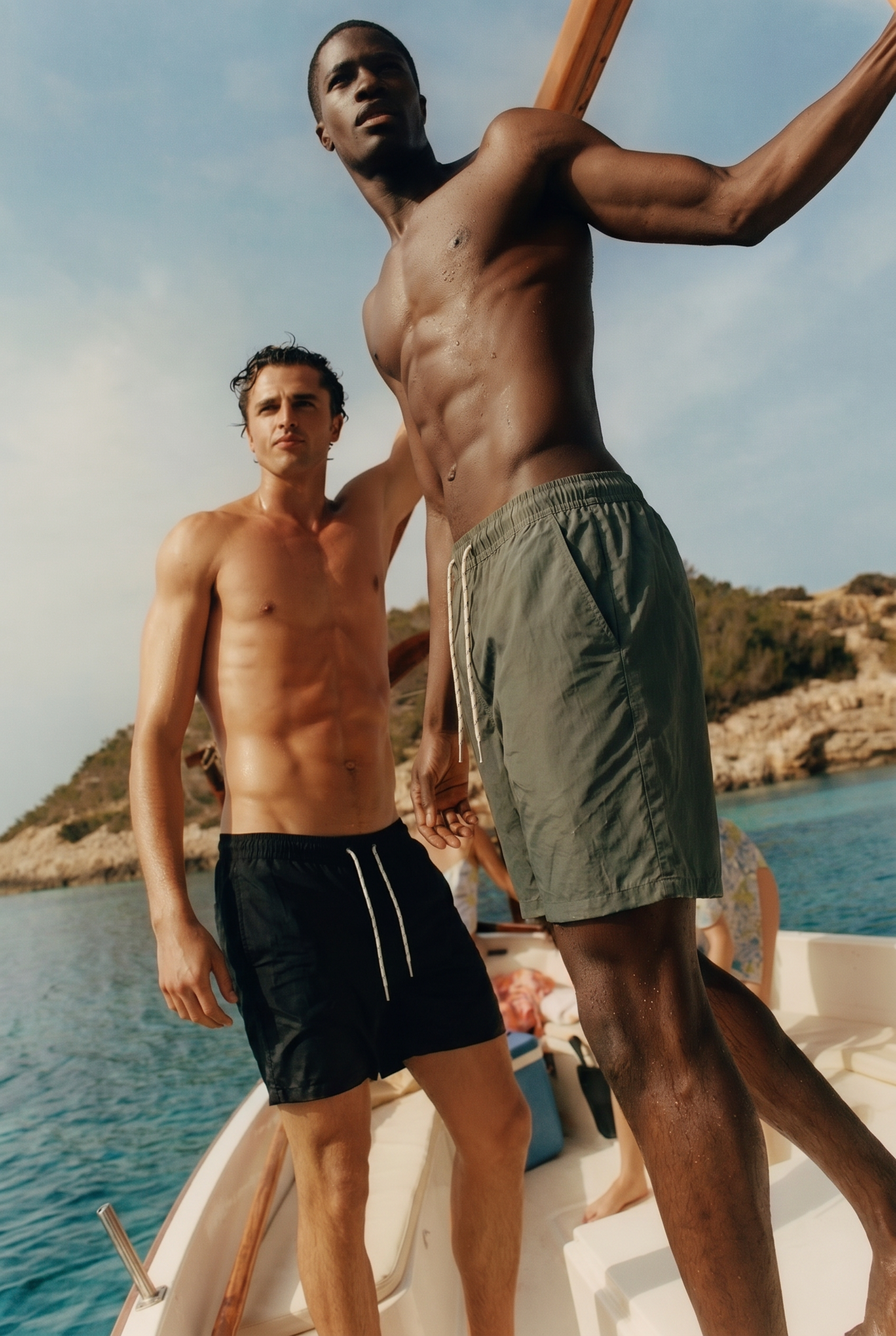 Portofino Nylon Swim Short Black